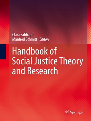 cover image of Handbook of Social Justice Theory and Research
